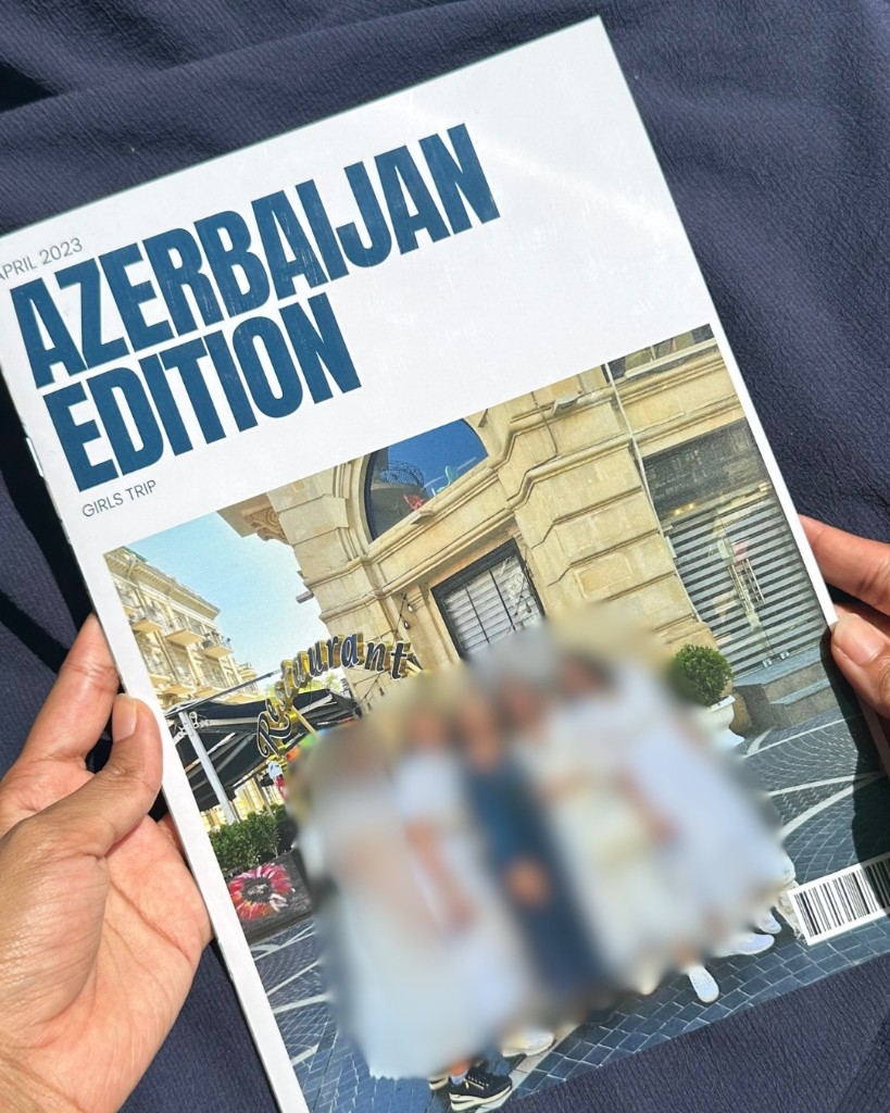 Personalized magazine — travel edition
