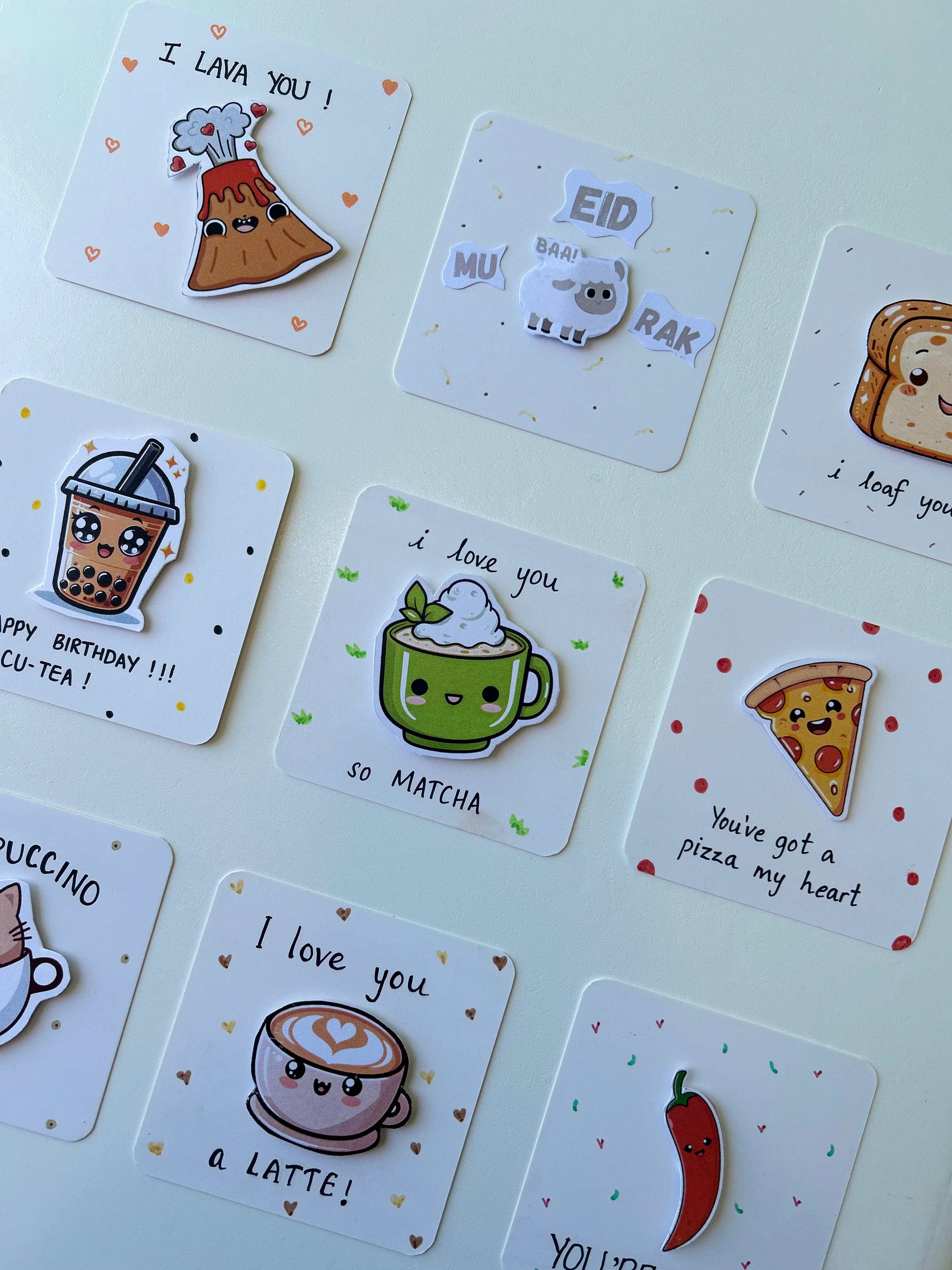 Handmade pun cards